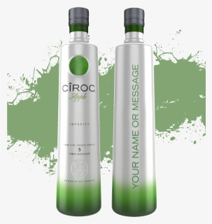 Transparent Ciroc Bottle Png - Black Paint Splatter, Png Download, Transparent PNG