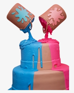 Paint Cans Cake - Cupcake With Paint Clip Art, HD Png Download, Transparent PNG