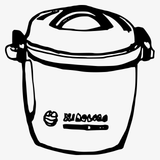 Rice Cooker Svg Clip Arts - Coocker Clipart Black And White, HD Png Download, Transparent PNG