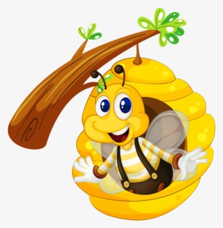 Abeilles Abeja Abelha Png - Honey Bee Cartoon Png, Transparent Png, Transparent PNG
