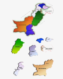 Map Of Pakistan , Png Download - Map Of Pakistan, Transparent Png, Transparent PNG