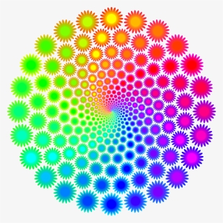 Flower,symmetry,area - Perspective Optical Illisions, HD Png Download, Transparent PNG