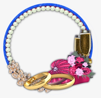 Jewelry Clip Bracelet - Wedding Photo Frame Png, Transparent Png, Transparent PNG