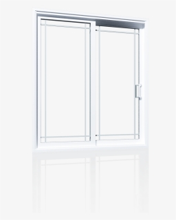 Modern, White Front Door With Half Glass Inserts And - Window, HD Png Download, Transparent PNG