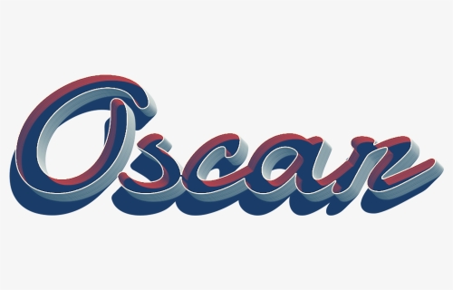 Oscar 3d Letter Png Name - Oscar Name Png Transparent, Png Download, Transparent PNG
