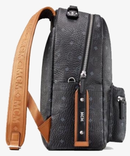 Mcm Stark Backpack In Visetos Black - Messenger Bag, HD Png Download, Transparent PNG