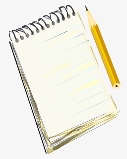 Notepad And Pencil Clipart, HD Png Download, Transparent PNG
