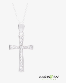Silver Cross Necklace Png - Locket, Transparent Png, Transparent PNG