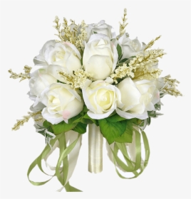White Bouquet Png - Transparent Background Wedding Flower Png, Png Download, Transparent PNG