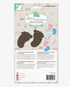 Diecut Little Woodland Baby Feet - Brown Bear, HD Png Download, Transparent PNG