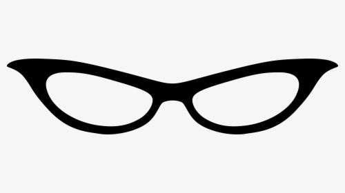 Transparent Nerd Glasses Png - Cat Eye Sunglass Clipart, Png Download, Transparent PNG