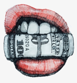 Peter Perlegas Lips, By - Lips Drawing Png, Transparent Png, Transparent PNG