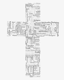 Line Art,area,text - Design Of Cross Of Jesus, HD Png Download, Transparent PNG