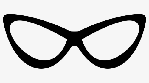 Transparent Glasses Clip Art - Cat Eye Sunglasses Clipart, HD Png Download, Transparent PNG