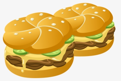 2 Burger Clipart, HD Png Download, Transparent PNG