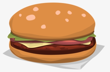 Hamburger Png Clipart - Hamburger And Hot Dogs, Transparent Png, Transparent PNG