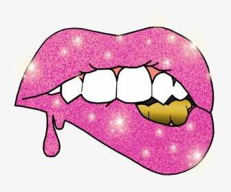 Collection Of Free Lip Drawing Drip Download On Ui - Drawing Drip, HD Png Download, Transparent PNG