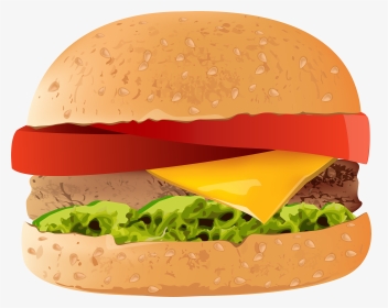 Hamburger Png Clip Art Image - Hamburger, Transparent Png, Transparent PNG