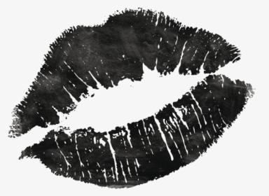 Clip Art Collection Of Free Lip - Black And White Lips, HD Png Download, Transparent PNG