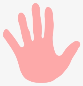 Baby Handprint Cliparts - Raised Hand Clip Art, HD Png Download, Transparent PNG