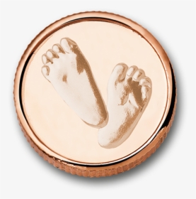 Baby Feet Rosegold Plated - Reindeer, HD Png Download, Transparent PNG