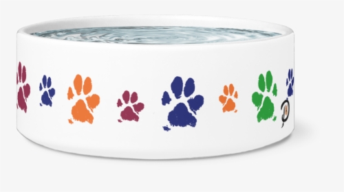 Dog Paw Print Bowl - Circle, HD Png Download, Transparent PNG