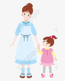 Transparent Mom And Son Clipart - Imagen Madre E Hija Para Descargar, HD Png Download, Transparent PNG