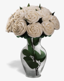 White Roses In Vase Png Transparent, Png Download, Transparent PNG