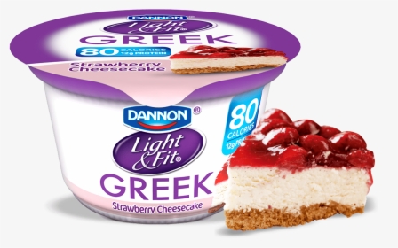 Dannon Light And Fit Greek Yogurt Salted Caramel, HD Png Download, Transparent PNG