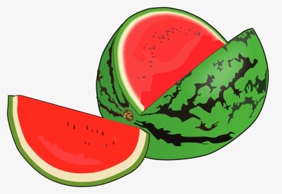 Art,cucumber, Gourd, And Melon Fruit,produce,accessory - Watermelon Drawing, HD Png Download, Transparent PNG