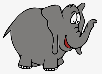 Gray Elephant, HD Png Download, Transparent PNG