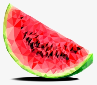 Geometric Watermelon, HD Png Download, Transparent PNG