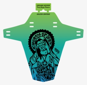 Church Of Dirt Mountain Bike Fender - La Croix Mudguard, HD Png Download, Transparent PNG