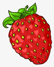 Clip Art Fruit Cartoon Images - Strawberry Fruit Cartoon Hd, HD Png Download, Transparent PNG