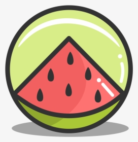 Button Watermelon Icon - Food Icon Png Watermelon, Transparent Png, Transparent PNG