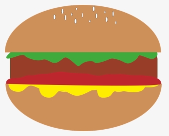 Hamburger, Sandwich, Snack, Fast Food, Sandwitch - Lanche Desenho Png, Transparent Png, Transparent PNG