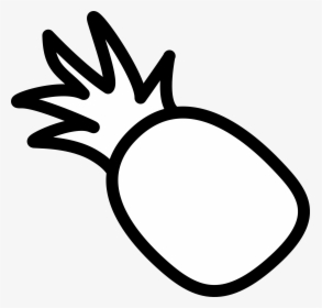Cartoon Pineapple Png - Pineapple Outline Clipart, Transparent Png, Transparent PNG
