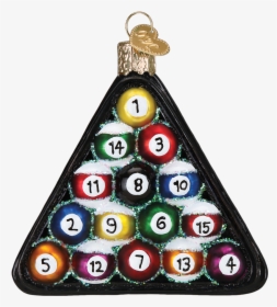 Billiard Ball Ornament By Old World Christmas - Billiard Christmas Ornament, HD Png Download, Transparent PNG