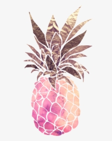 Pineapple Watercolor Pink Png, Transparent Png, Transparent PNG