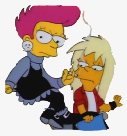 Transparent Niche Clipart - Simpson With Pink Hair, HD Png Download, Transparent PNG