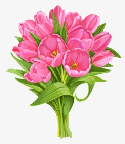 Flower Bouquet Clipart Transparent Background, HD Png Download, Transparent PNG