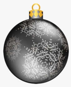 Christmas Ball Decorations Messages Sticker-11 - Silver Christmas Ornaments Clipart, HD Png Download, Transparent PNG