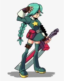 Fre Skullgirls Doom Clothing Fictional Character Vertebrate - Annie Of The Stars Sol Badguy, HD Png Download, Transparent PNG