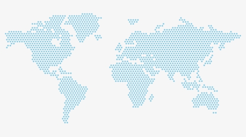 World, Sky, World Map, Blue, Map Png Image With Transparent - Png Dots World Map, Png Download, Transparent PNG