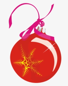 Christmas Bauble Red Drawing, HD Png Download, Transparent PNG