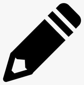 Icon Free Download Png - Pencil Black Icon Png, Transparent Png, Transparent PNG
