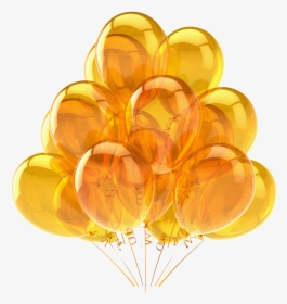 Transparent Background Gold Balloons Png, Png Download, Transparent PNG