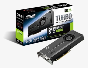 Asus Geforce Gtx 1060 6gb Turbo - Asus Turbo Gtx 1060 6gb, HD Png Download, Transparent PNG