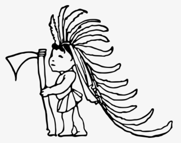 Native American People Drawing, HD Png Download, Transparent PNG
