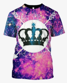 3d Crown Galaxy Hoodie Tshirt Apparel - Wallpaper, HD Png Download, Transparent PNG